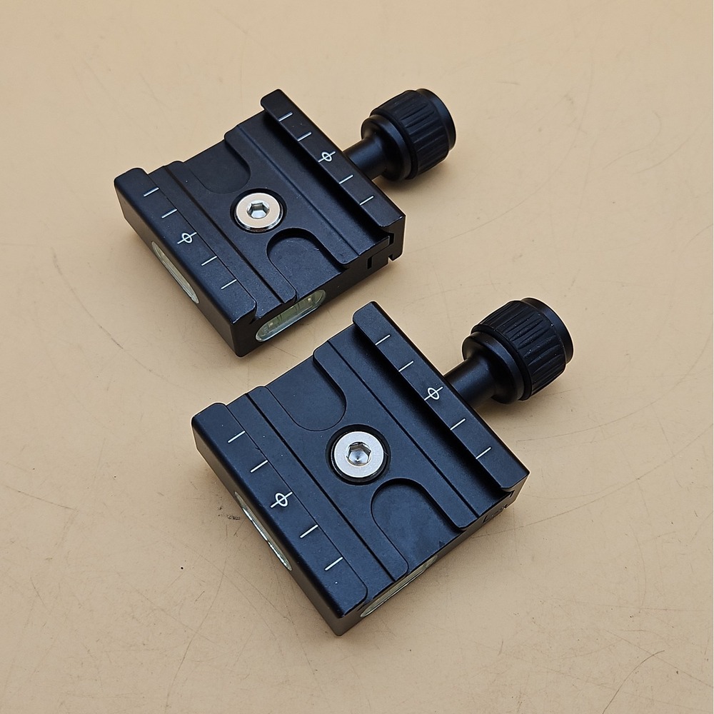 Lot Of 2 Aluminium 50mm Quick Release Plate QR Clamp Fits Arca-Swiss